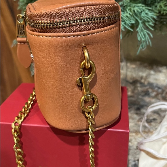 llnllm- NEW MINI LEATHER CROSSBODY/ CHAINBOX - Picture 6 of 13